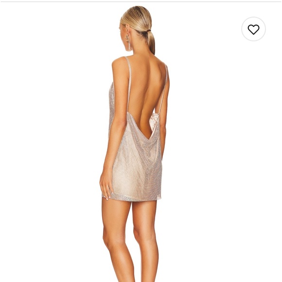 SNDYS Gold Glitter Dress - Picture 3 of 12